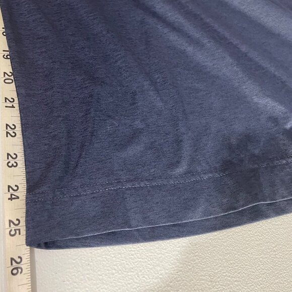 Greg Norman Blue Long Sleeve Active Shirt Top 1/4 Zip Men's SZ M Athletic Stretc - Picture 9 of 10